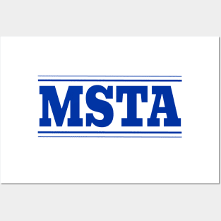 MSTA Old School Allendale Blue/White/Black Posters and Art